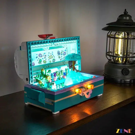 MOC LEGO Light Kit For Ariel Treasure Chest 43229 Adds Dazzle - ToylandEU
