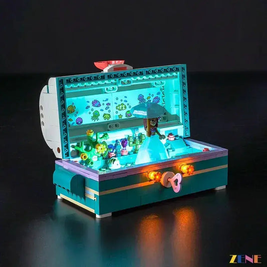 MOC LEGO Light Kit For Ariel Treasure Chest 43229 Adds Dazzle - ToylandEU