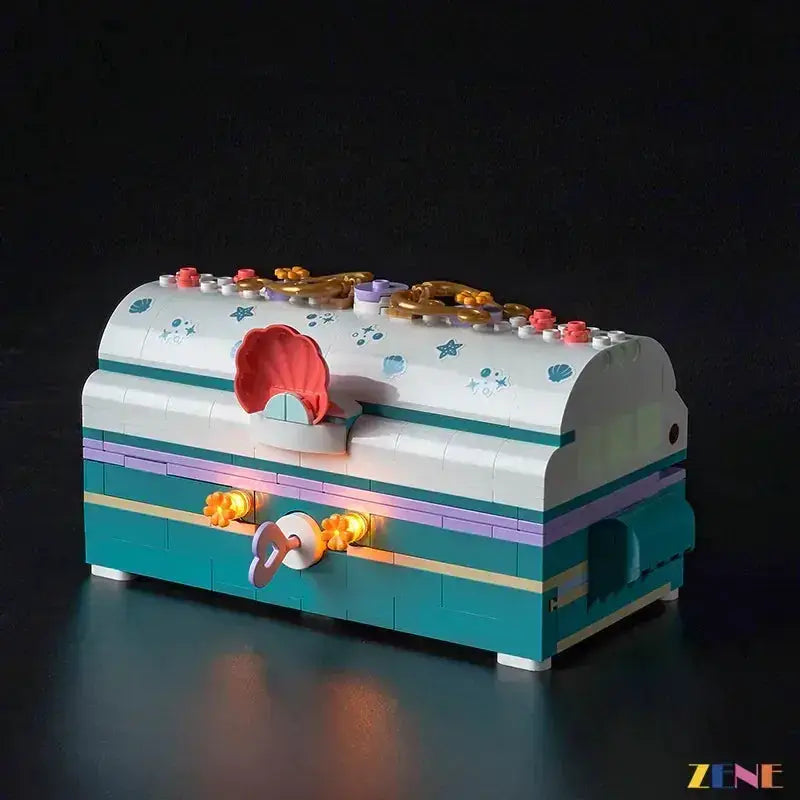 MOC LEGO Light Kit For Ariel Treasure Chest 43229 Adds Dazzle - ToylandEU