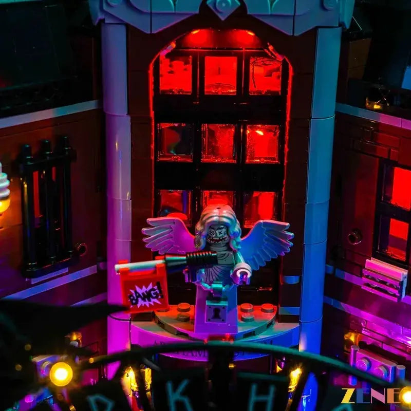 MOC LEGO Arkham Asylum Moonlit Light Kit for 76300 Set - ToylandEU