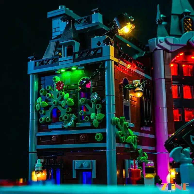 MOC LEGO Arkham Asylum Moonlit Light Kit for 76300 Set - ToylandEU