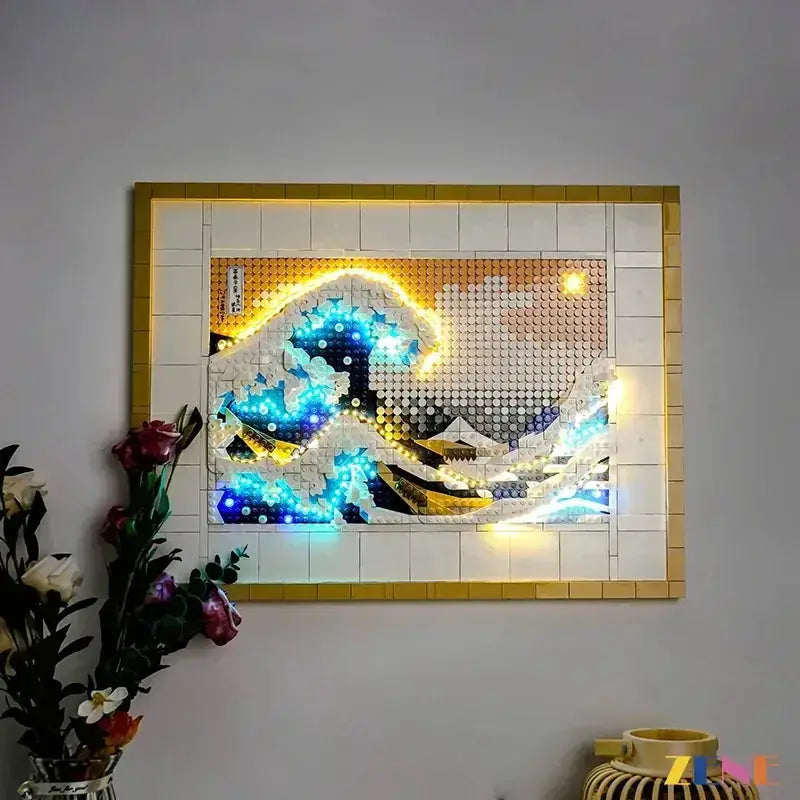 Light Kit for LEGO Art Hokusai The Great Wave 31208 - ToylandEU