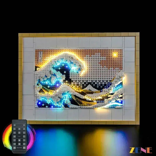 Light Kit for LEGO Art Hokusai The Great Wave 31208 - ToylandEU