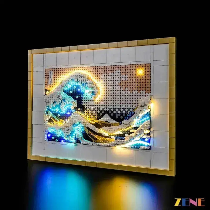Light Kit for LEGO Art Hokusai The Great Wave 31208 - ToylandEU