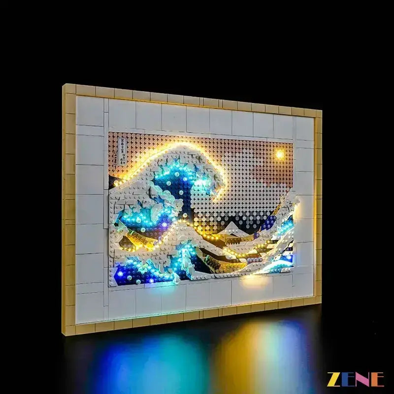 Light Kit for LEGO Art Hokusai The Great Wave 31208 - ToylandEU