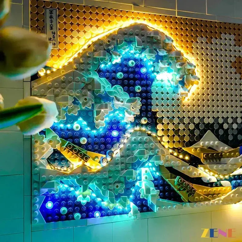 Light Kit for LEGO Art Hokusai The Great Wave 31208 - ToylandEU