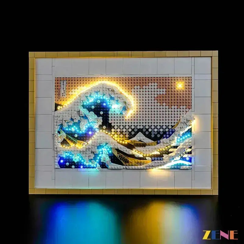 Light Kit for LEGO Art Hokusai The Great Wave 31208 - ToylandEU