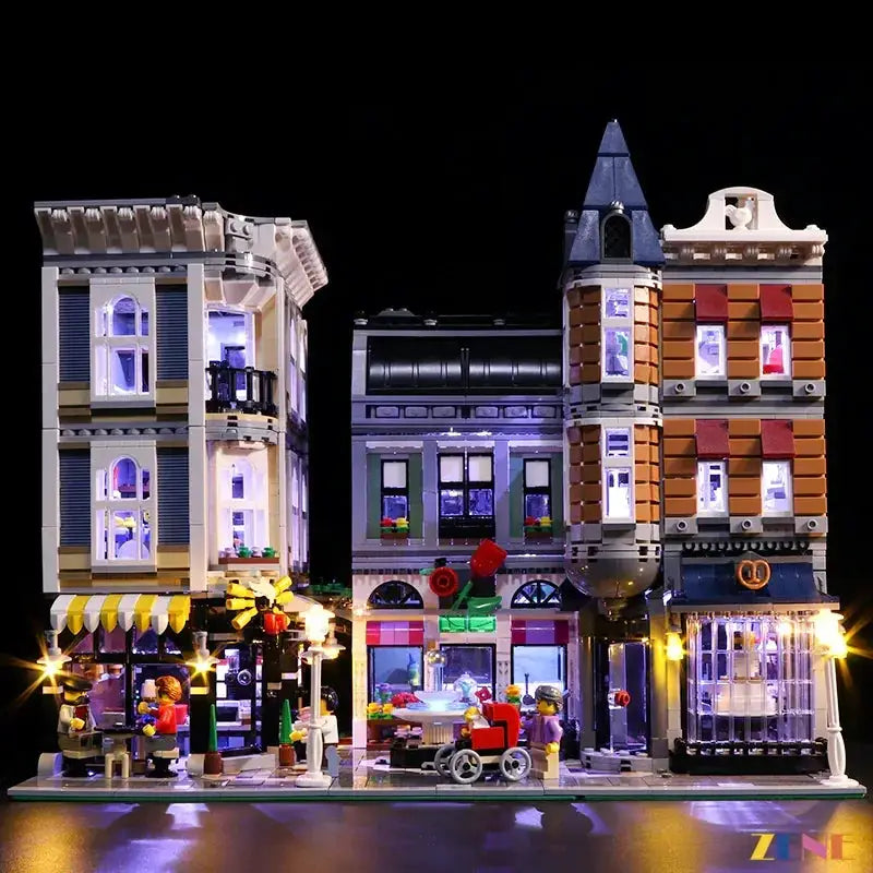 MOC LEGO Assembly Square LED Lighting Upgrade Easy Install 10255 - ToylandEU