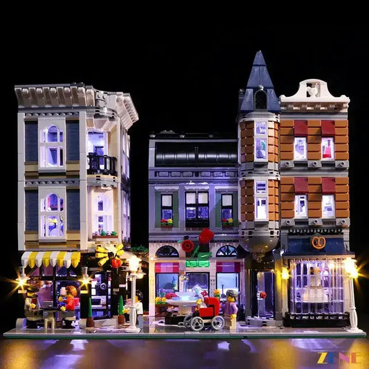 MOC LEGO Assembly Square LED Lighting Upgrade Easy Install 10255 - ToylandEU