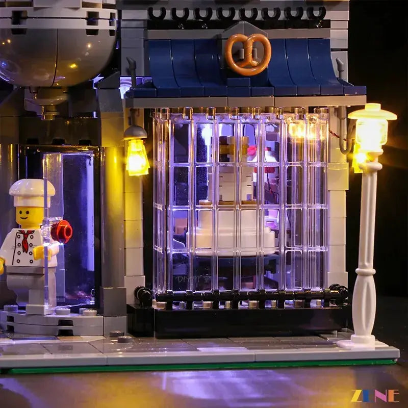 MOC LEGO Assembly Square LED Lighting Upgrade Easy Install 10255 - ToylandEU