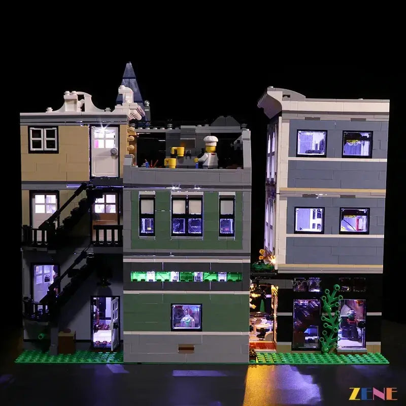 MOC LEGO Assembly Square LED Lighting Upgrade Easy Install 10255 - ToylandEU