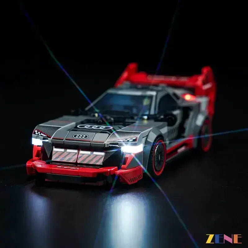 MOC LEGO Audi S1 ETron Light Kit Easy Install 76921 LED - ToylandEU