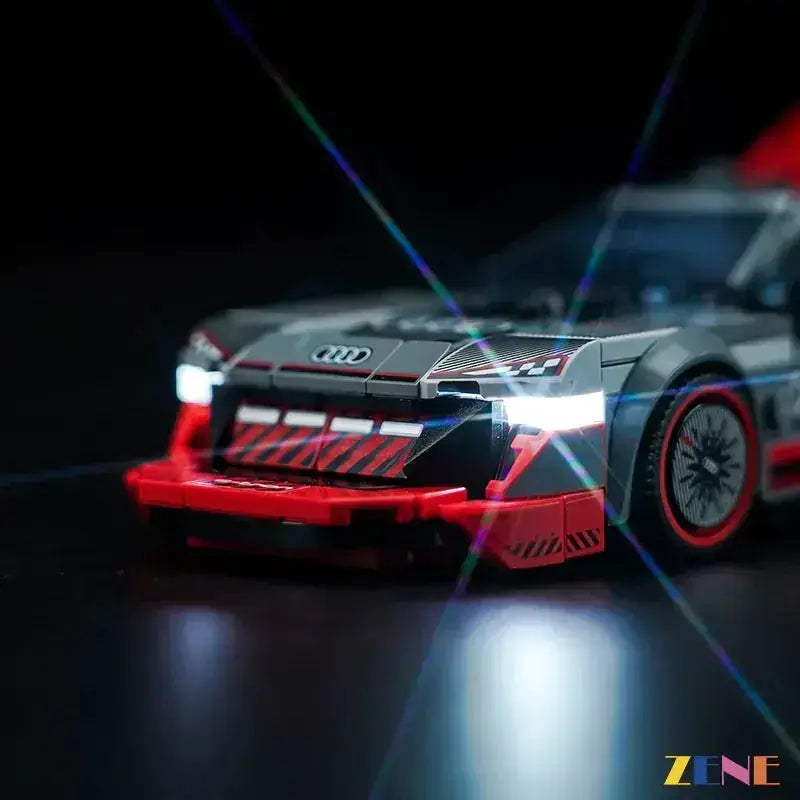 MOC LEGO Audi S1 ETron Light Kit Easy Install 76921 LED - ToylandEU