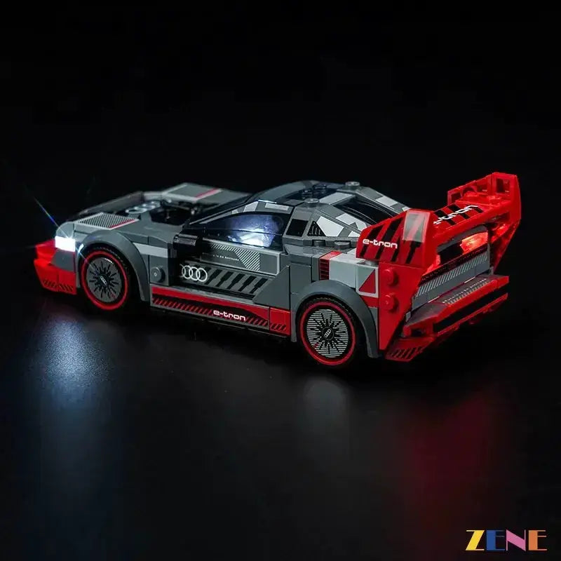MOC LEGO Audi S1 ETron Light Kit Easy Install 76921 LED - ToylandEU