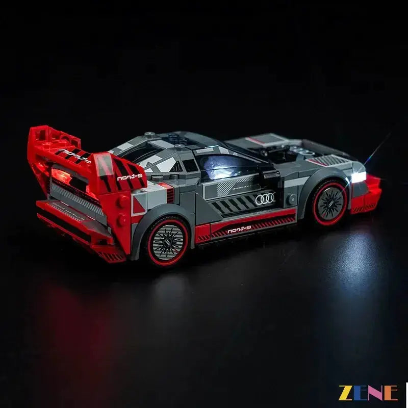 MOC LEGO Audi S1 ETron Light Kit Easy Install 76921 LED - ToylandEU