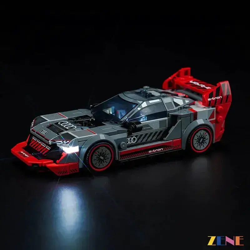 MOC LEGO Audi S1 ETron Light Kit Easy Install 76921 LED - ToylandEU