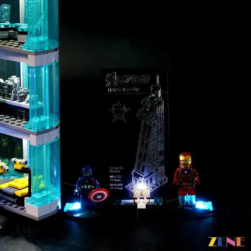 MOC Lego Avengers Tower Light Kit For 76166 With Easy Install - ToylandEU