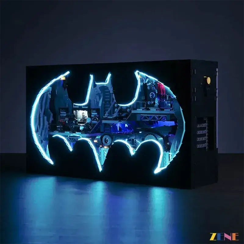 MOC Lego Batcave Light Kit With Red Chamber LEDs Brightening Display - ToylandEU