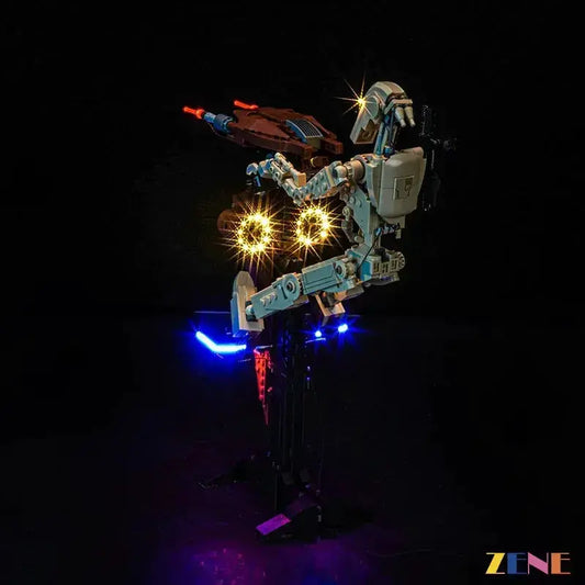 MOC LEGO Battle Droid Light Kit With STAP 75428 Illumination - ToylandEU