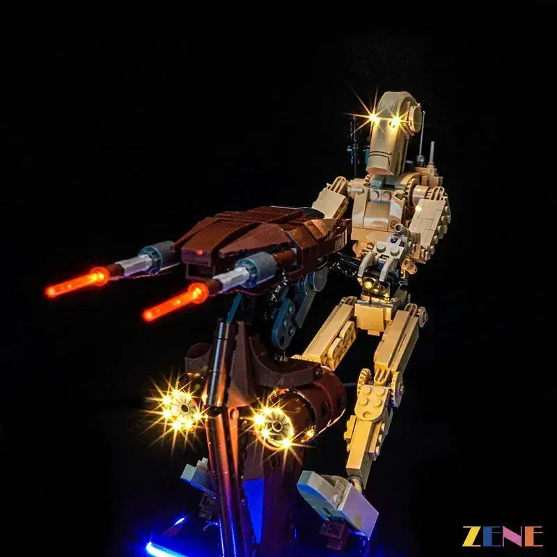 MOC LEGO Battle Droid Light Kit With STAP 75428 Illumination - ToylandEU