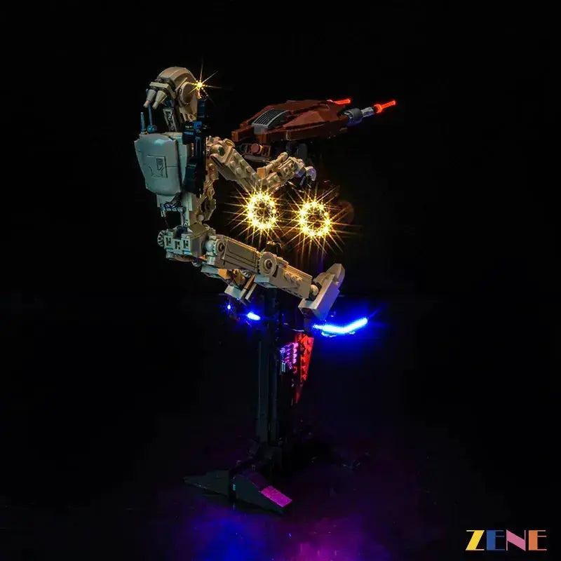 MOC LEGO Battle Droid Light Kit With STAP 75428 Illumination - ToylandEU