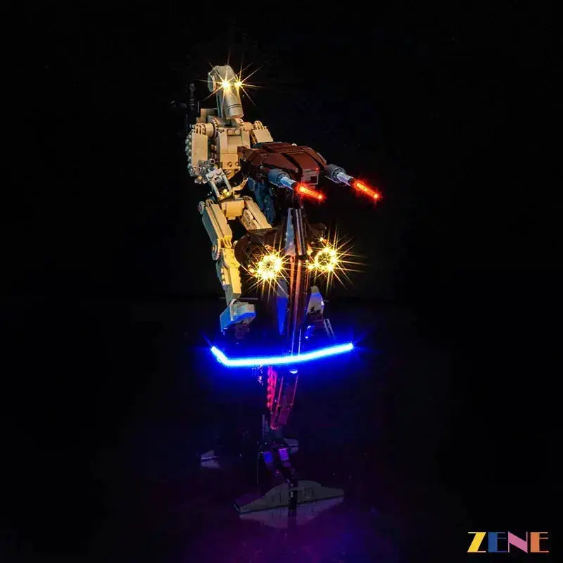 MOC LEGO Battle Droid Light Kit With STAP 75428 Illumination - ToylandEU