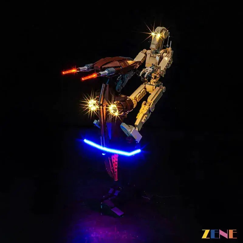 MOC LEGO Battle Droid Light Kit With STAP 75428 Illumination - ToylandEU