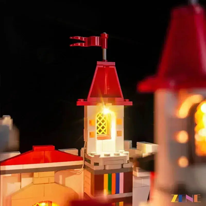 MOC LEGO Light Kit For Peach Castle Battle 71435 Easy Setup - ToylandEU