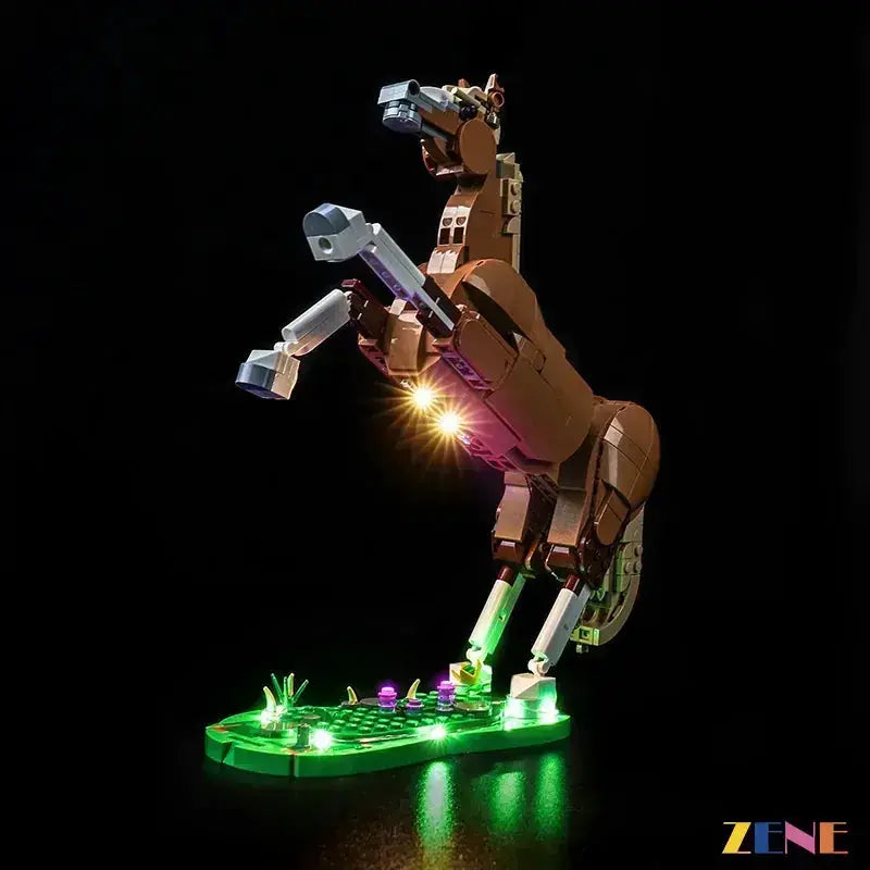 MOC LEGO Beautiful Horse LED Light Kit For 31166 Creator Set - ToylandEU