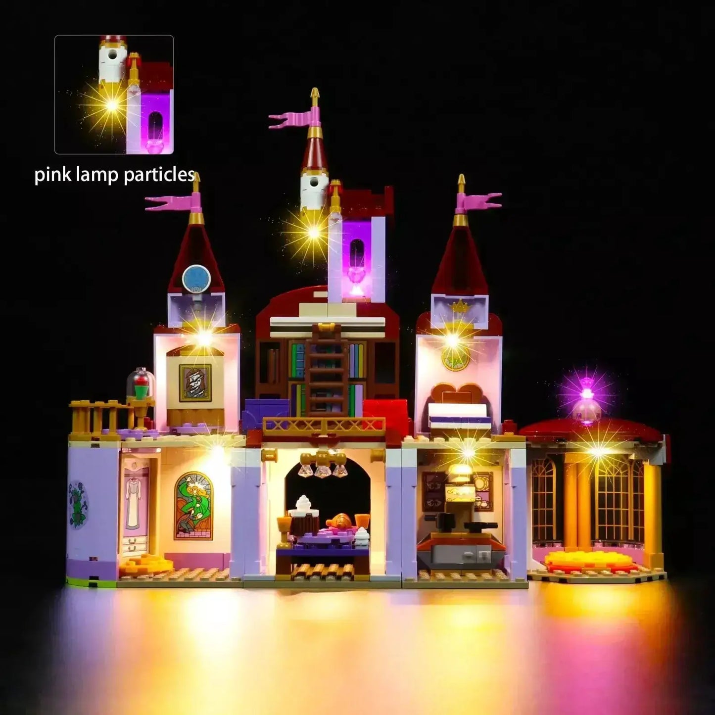 MOC LEGO Belle and the Beast's Castle #43196 Light Kit - ToylandEU