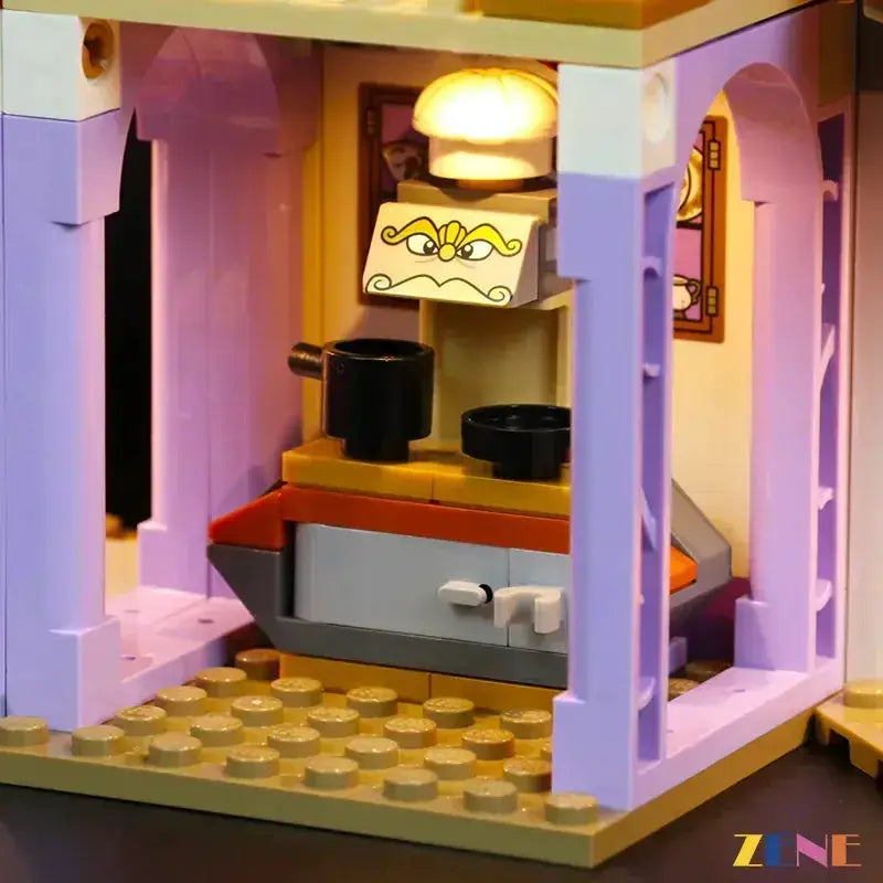 MOC LEGO Belle And Beast Castle Light Kit With Enchanted Glow - ToylandEU