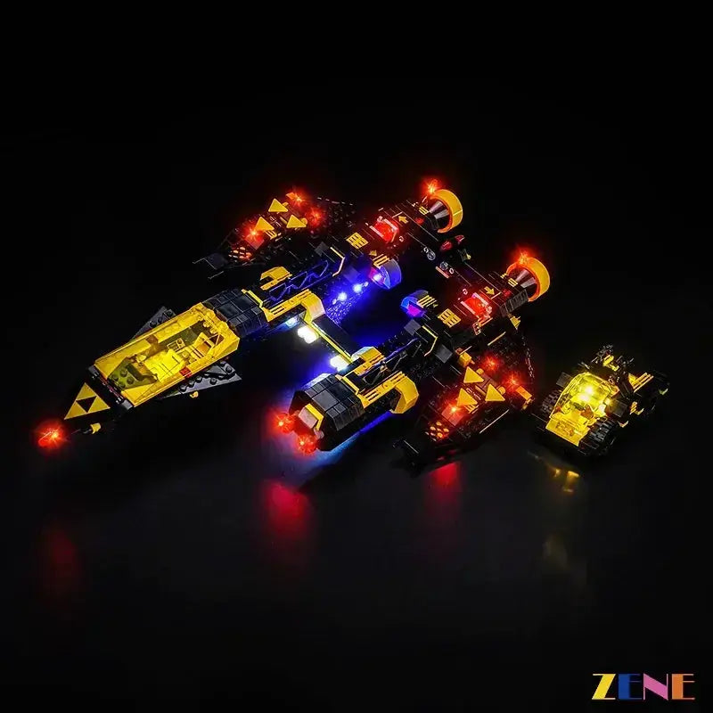 MOC LEGO Light Kit for Blacktron Renegade 10355 Sets Easy Install - ToylandEU
