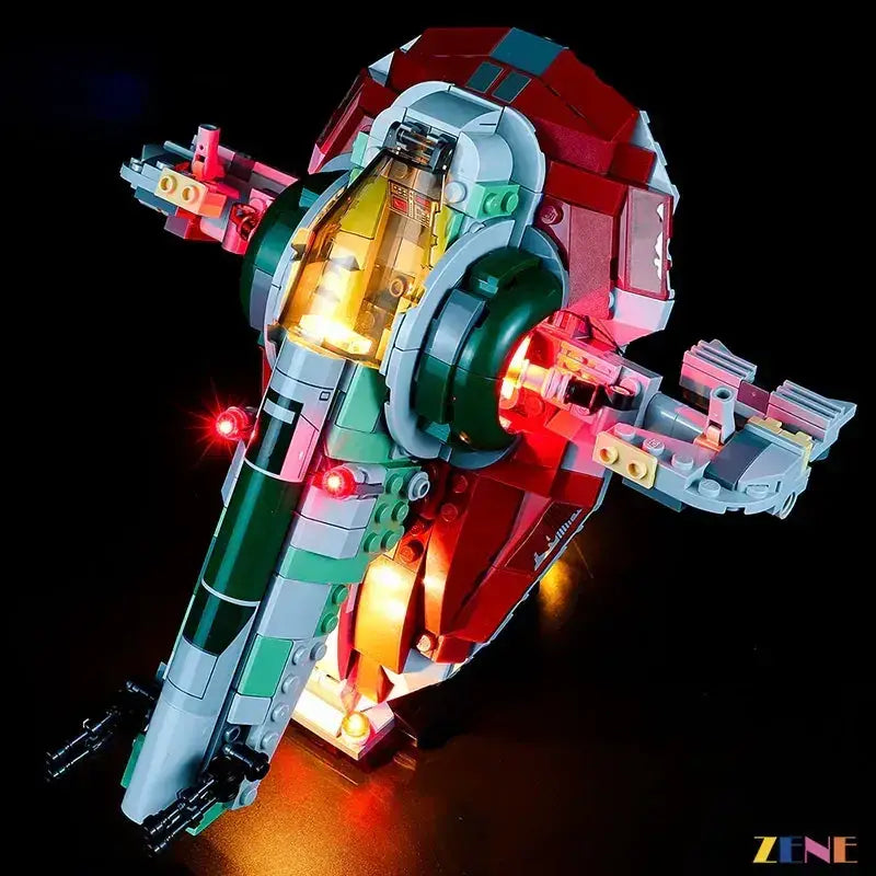 MOC LEGO Light Kit For Boba Fett Starship 75312 Easy Install - ToylandEU