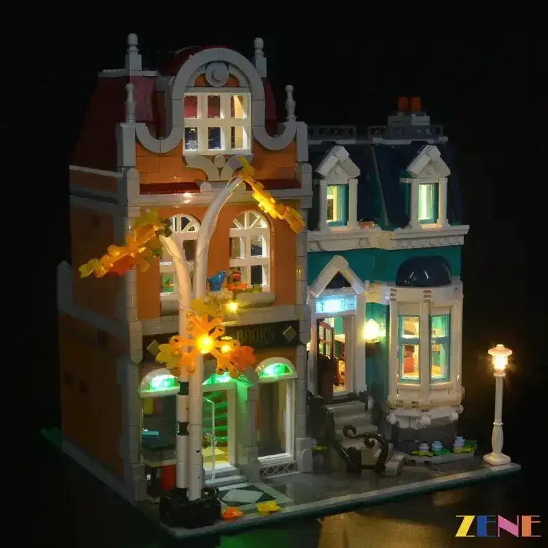 MOC LEGO Bookshop Light Kit For 10270 With Easy Install Guide - ToylandEU
