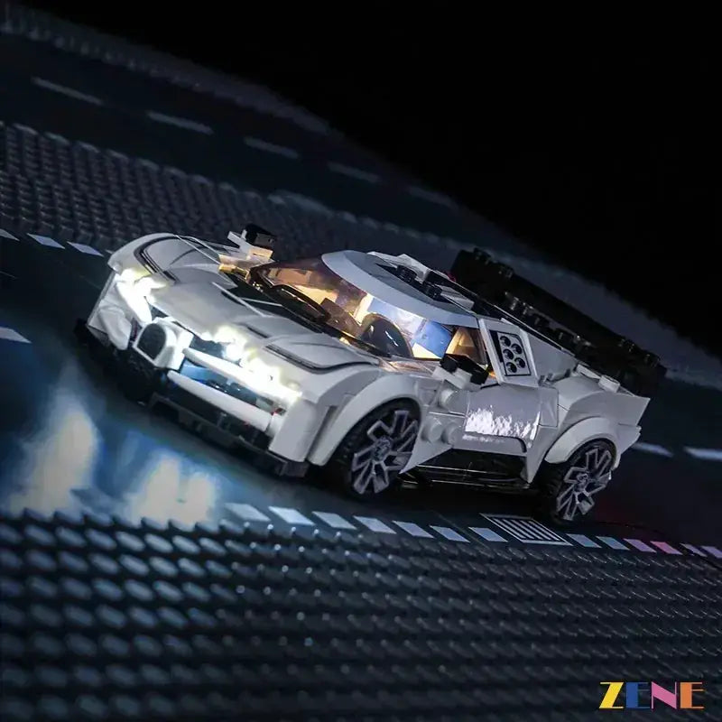 MOC LEGO Bugatti Centodieci Illuminated Light Kit For 77240 - ToylandEU