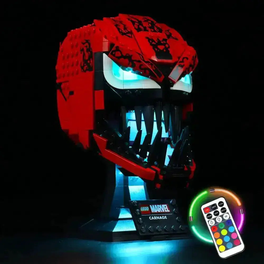 MOC LEGO Light Kit For Carnage 76199 Easy Install Hidden Wiring - ToylandEU