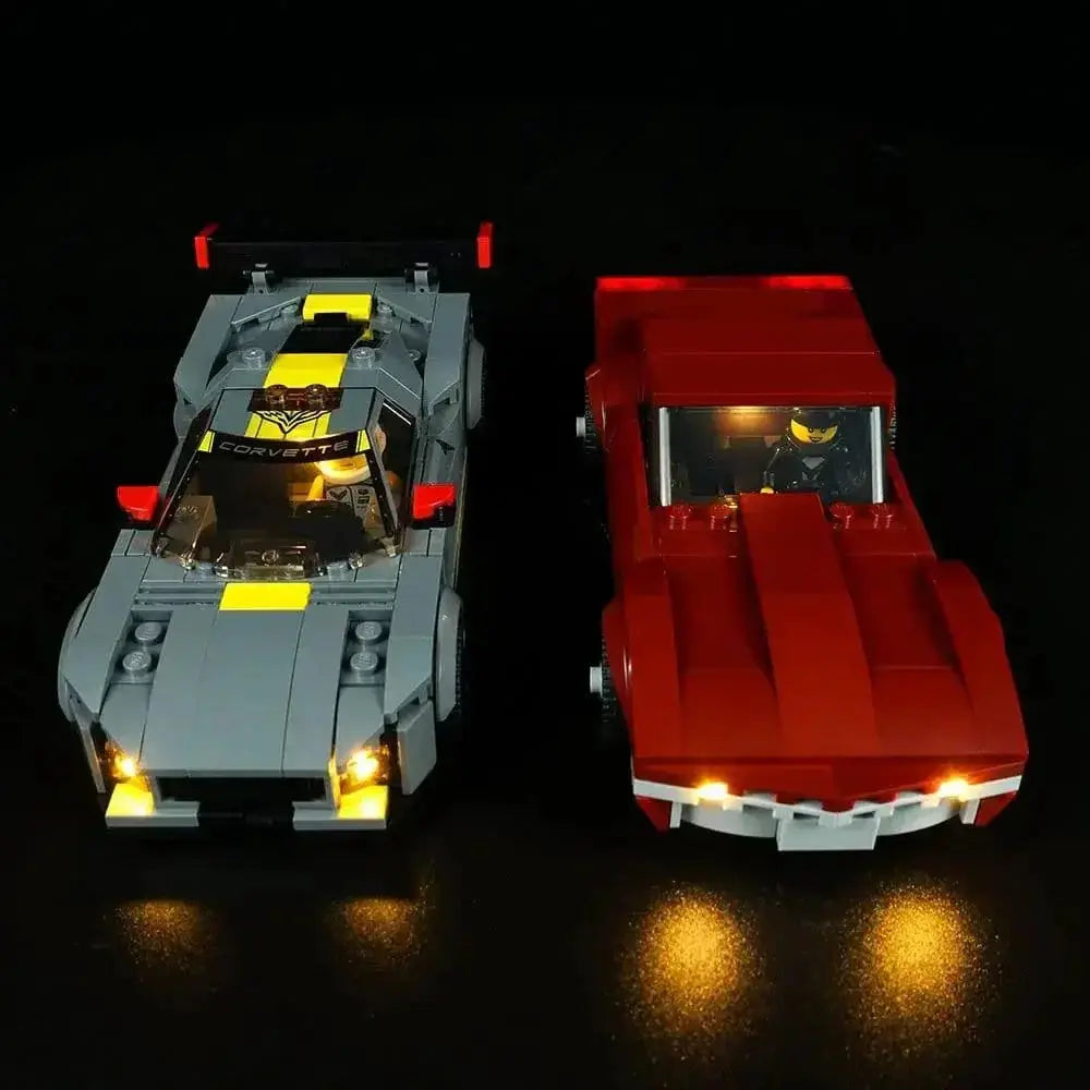 MOC Lego Chevrolet Corvette Light Kit For C8R And 1968 Corvette - ToylandEU