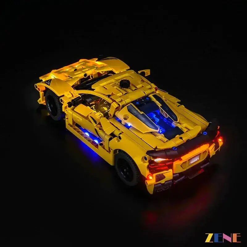 MOC LEGO Lighting Kit For Corvette Stingray 42205 With Brilliant LEDs - ToylandEU