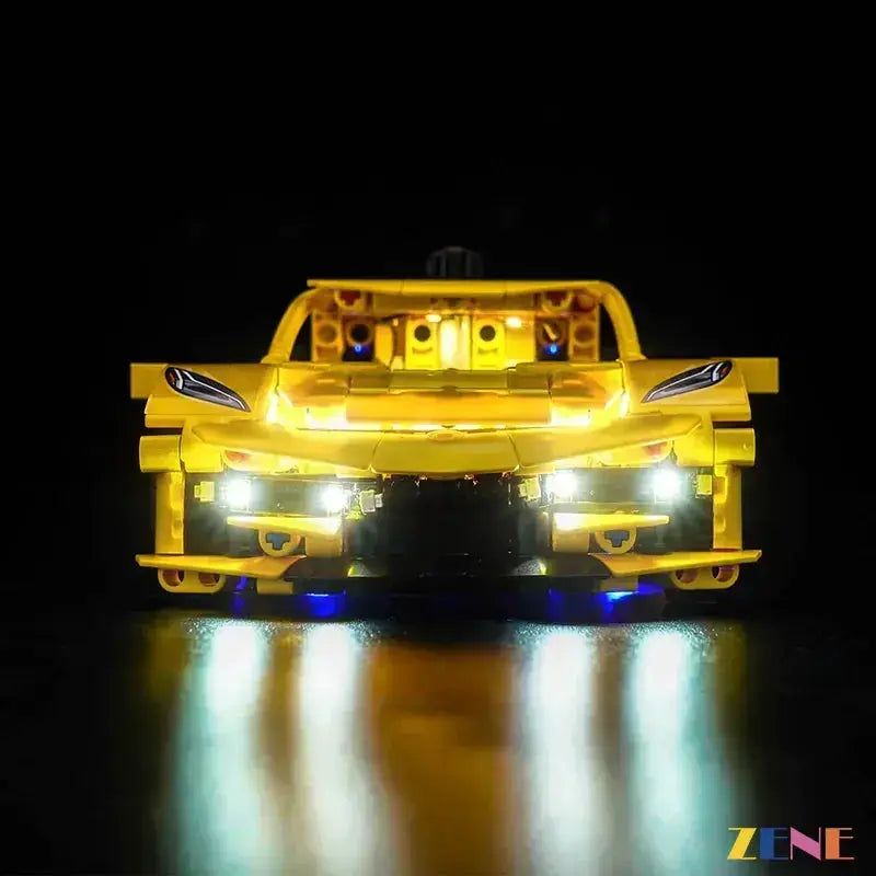 MOC LEGO Lighting Kit For Corvette Stingray 42205 With Brilliant LEDs - ToylandEU