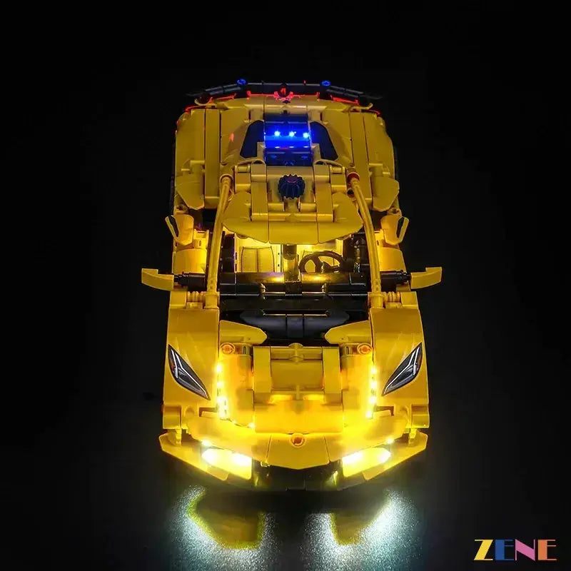 MOC LEGO Lighting Kit For Corvette Stingray 42205 With Brilliant LEDs - ToylandEU
