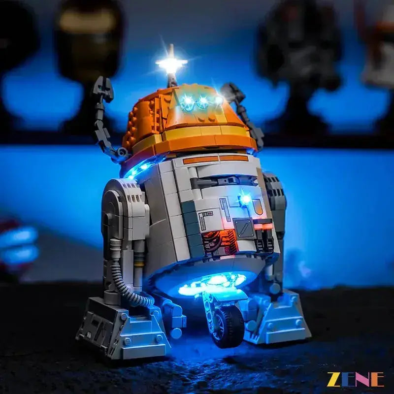 MOC LEGO Chopper Light Kit LED Brightens Astromech Droid Details 75416 - ToylandEU