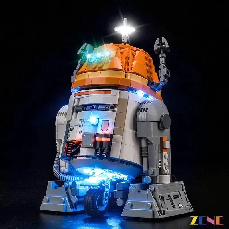 MOC LEGO Chopper Light Kit LED Brightens Astromech Droid Details 75416 - ToylandEU