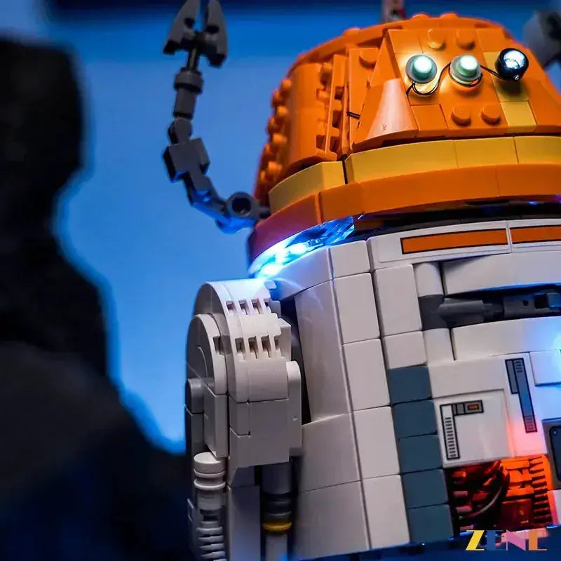 MOC LEGO Chopper Light Kit LED Brightens Astromech Droid Details 75416 - ToylandEU