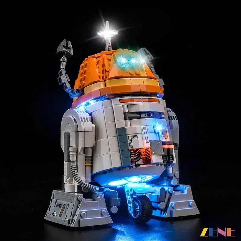 MOC LEGO Chopper Light Kit LED Brightens Astromech Droid Details 75416 - ToylandEU