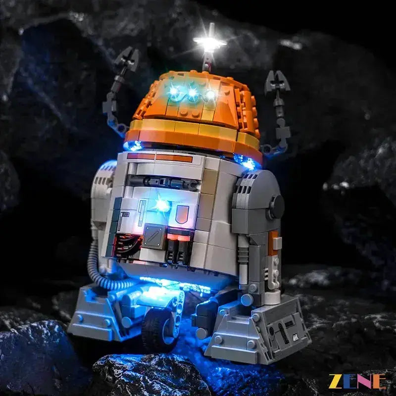 MOC LEGO Chopper Light Kit LED Brightens Astromech Droid Details 75416 - ToylandEU