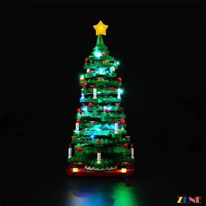 MOC LEGO Christmas Tree Light Kit 40573 Festive Illumination - ToylandEU