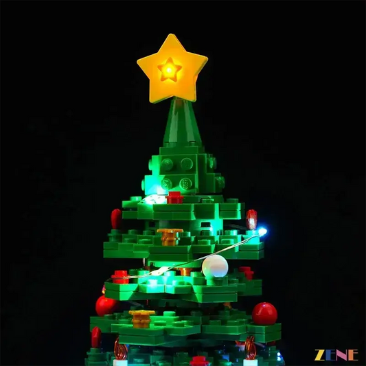 MOC LEGO Christmas Tree Light Kit 40573 Festive Illumination - ToylandEU