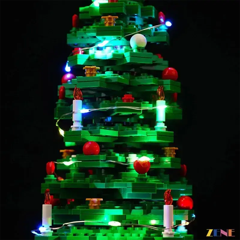MOC LEGO Christmas Tree Light Kit 40573 Festive Illumination - ToylandEU