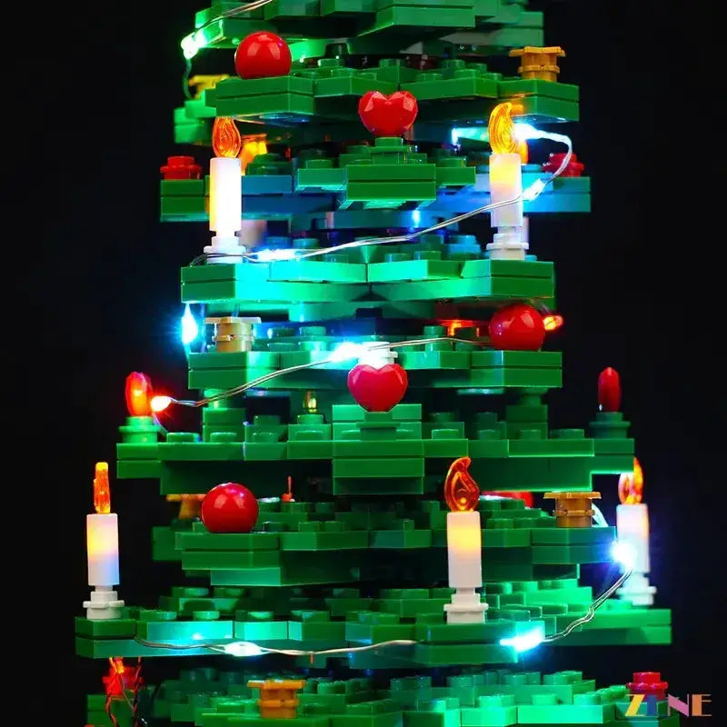 MOC LEGO Christmas Tree Light Kit 40573 Festive Illumination - ToylandEU