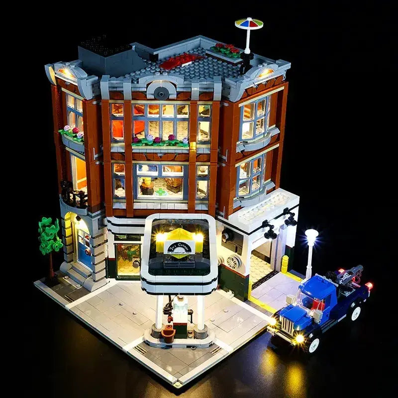 MOC LEGO Corner Garage Light Kit With Wireless Module Easy Setup - ToylandEU
